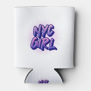 NYC Girl Graffiti Style Dosenkühler