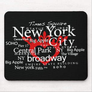 NYC in meinem Herzen-Mauspad Mousepad