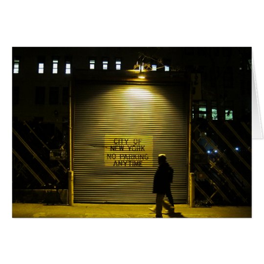 NYC kein Parktor-12x18 Karte