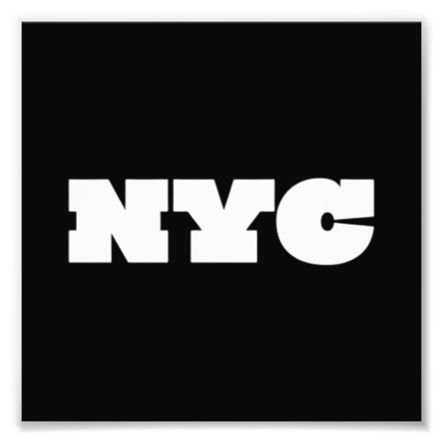 NYC Klassiker Fotodruck (Vorne)