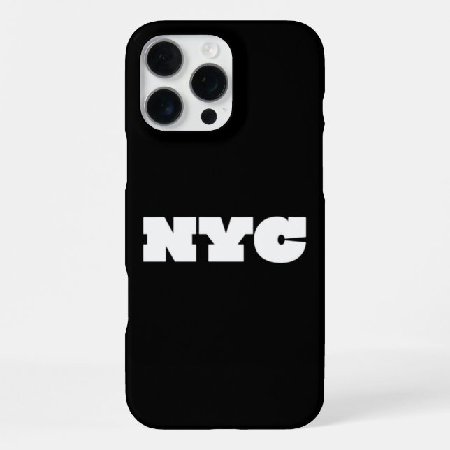 NYC Klassiker iPhone 16 Pro Max Hülle (Rückseite)