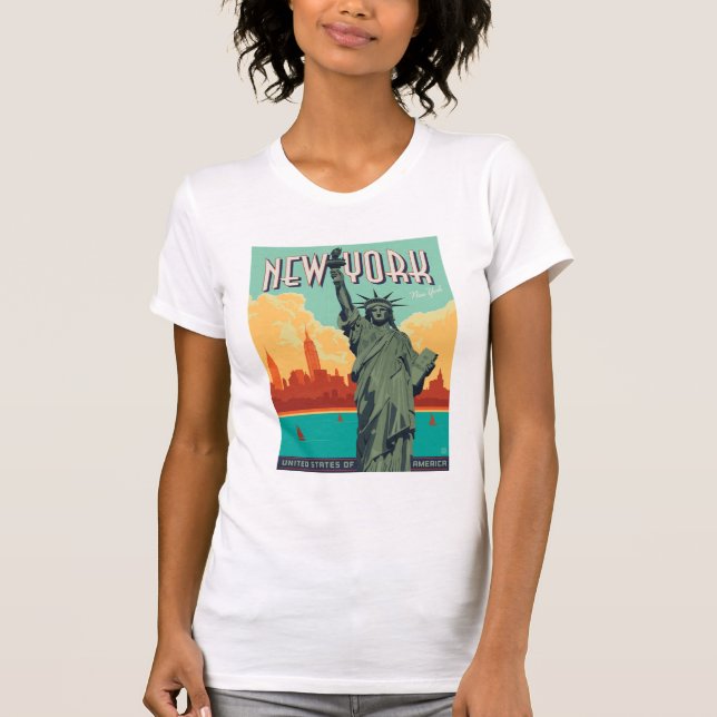 NYC - Lady Liberty T-Shirt (Vorderseite)