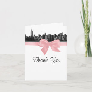 NYC large Skyline Etted BW Merci rose