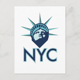 NYC Liberty Postkarte