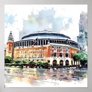 NYC Madison Garden im Detail Poster