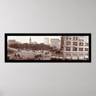 NYC Madison Square Foto 1907 Poster