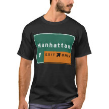NYC Manhattan Ausgangs-Autobahn-Autobahn-Straße
