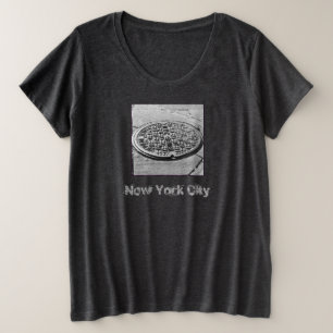 NYC Manhole Cover Ladys' Plus-Size-T - Shirt
