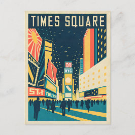 NYC mit dem Atemberaubenden Times Square Postkarte