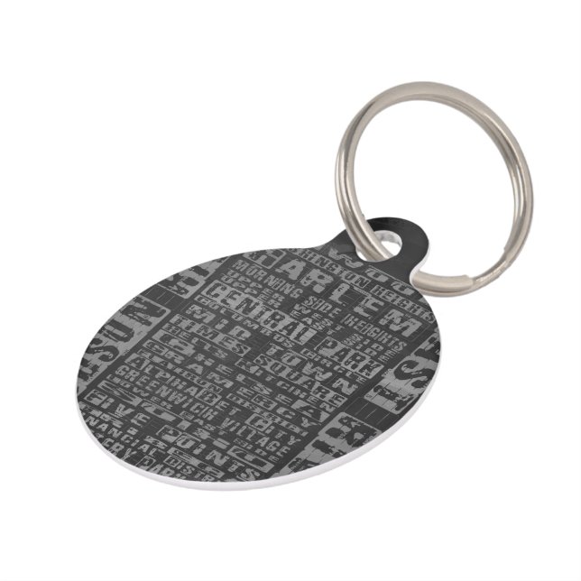 NYC-Nachbarschaften Grau Tiermarke (Seite)