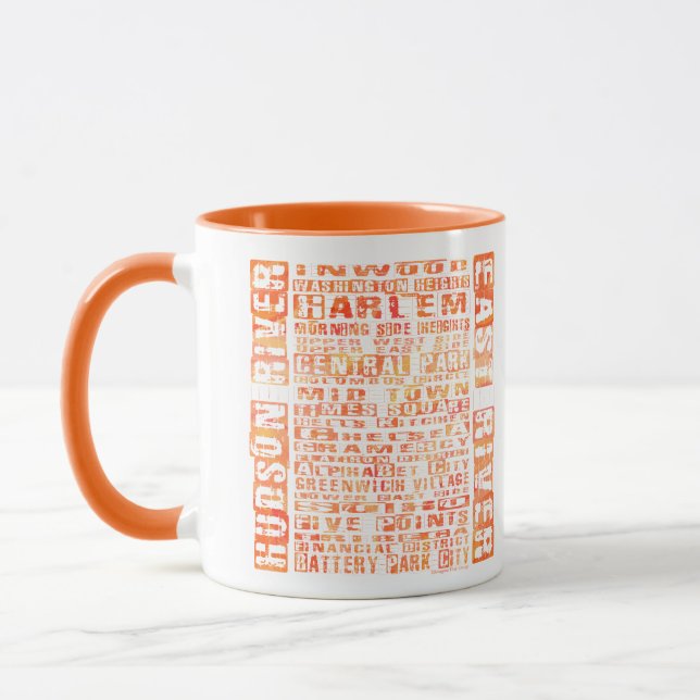 NYC Neighhoods Orange Tasse (Links)