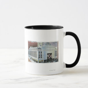 NYC, neue York42nd Straßen-Ansicht der Anschlüsse Tasse