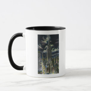 NYC, neues YorkChrysler Gebäude nachts # 1 Tasse