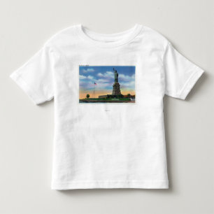 NYC, neues YorkView des Freiheitsstatuen Kleinkind T-shirt