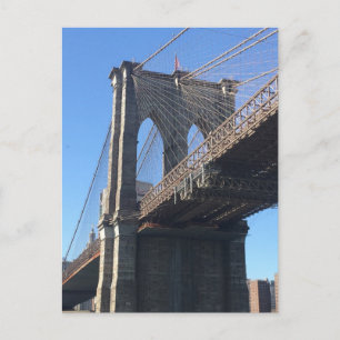 NYC New York City Brooklyn Bridge Postcard Postkarte