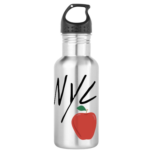 NYC NEW YORK CITY EDELSTAHLFLASCHE (Vorderseite)