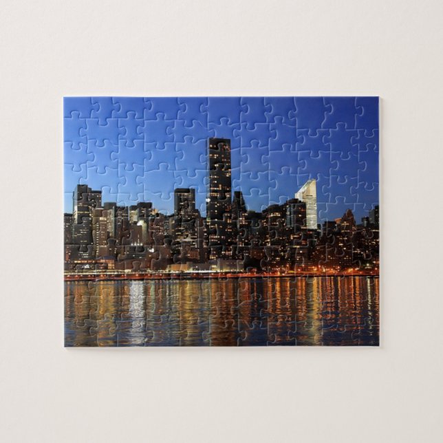 NYC New York City Manhattan Nacht (Horizontal)