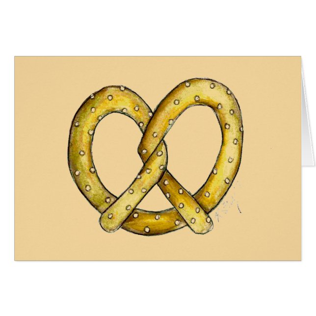 NYC New York City Salty Soft Pretzel Foodie (Devant horizontal)