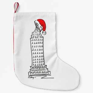 NYC New York City Skycraper Red Weihnachten Kleiner Weihnachtsstrumpf