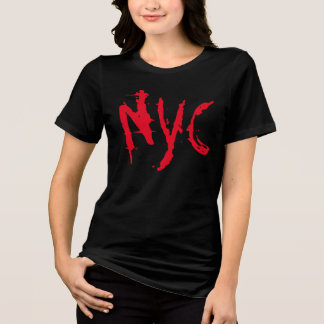 NYC New York City T-Shirt | Rotes Grunge NYC Tee