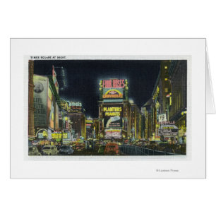 NYC, New YorkView of Times Square at Night # 2