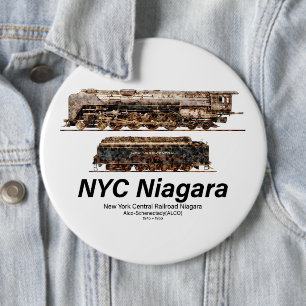 NYC Niagara – Amerikanische Dampflokomotive Button