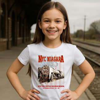 NYC Niagara Steam Locomotive mit amerikanischer Fl T-Shirt