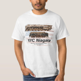 NYC Niagara Steam Locomotive Profil Amerikanische  T-Shirt