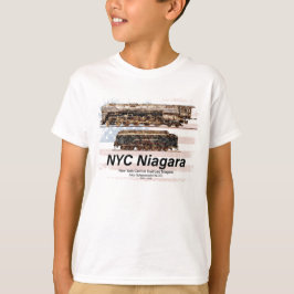 NYC Niagara Steam Locomotive Profil Amerikanische  T-Shirt