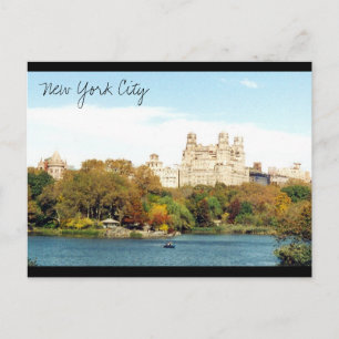 NYC Park Farben Postkarte