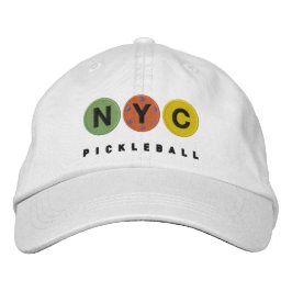 NYC Pickleball EMBROIDERED cap v2 Bestickte Baseballkappe