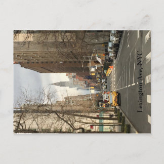 NYC Postcard Lexington und Chrysler Postkarte