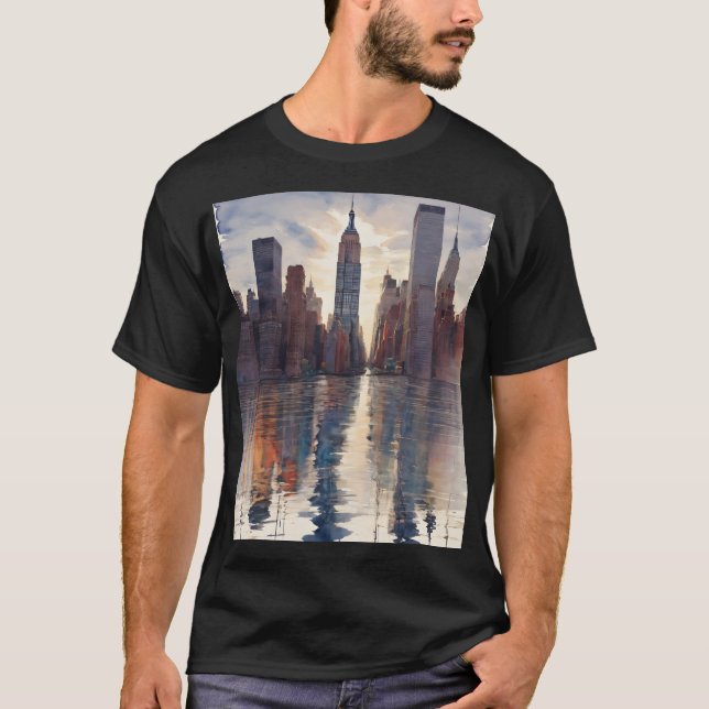 NYC Reflektion T-Shirt (Vorderseite)