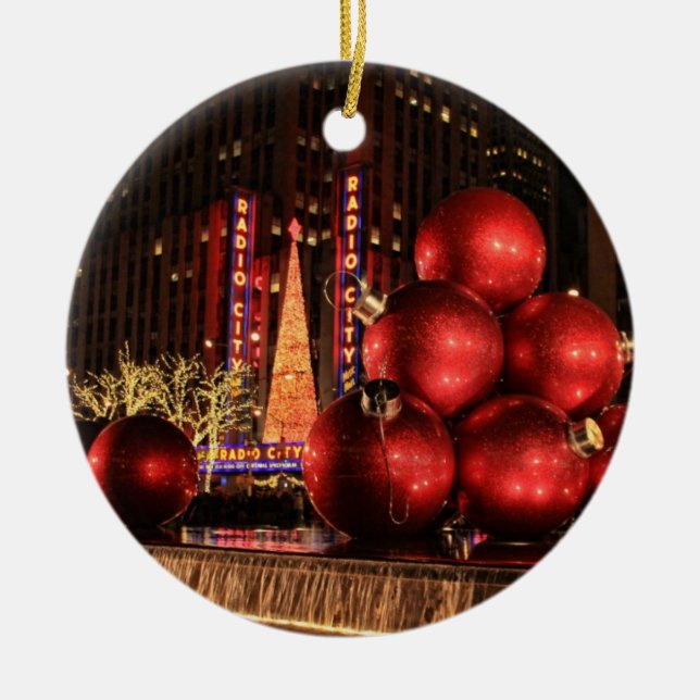 NYC Riesige Weihnachtsschmuck (Vorne)