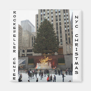 NYC Rockefeller Mitteleis-Skaten-Eisbahnen-Magnet Magnet