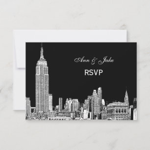 NYC Skyline 01 Etchd do-it-yourself BG Color RSVP
