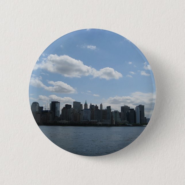 NYC Skyline Button (Vorderseite)