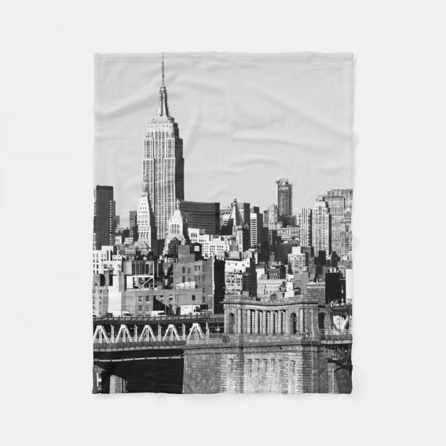 NYC Skyline II Fleecedecke (Vorderseite)