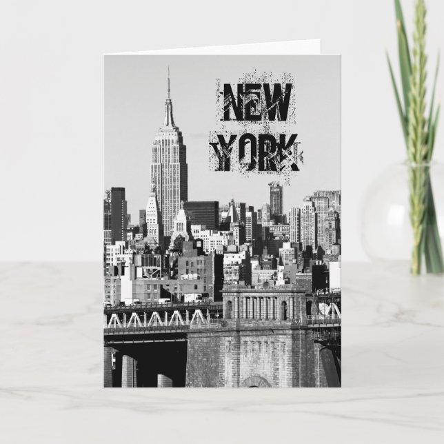 NYC Skyline II Karte (Vorderseite)