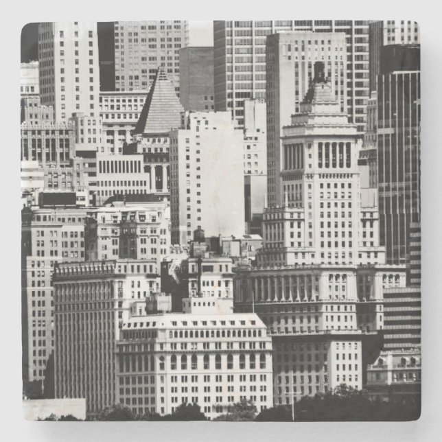 NYC Skyline IX Steinuntersetzer (Vorderseite)