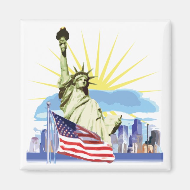 NYC Skyline Magnet (Vorne)