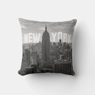 NYC Skyline-Reich-Staats-Gebäude, WTC BW 2C Kissen