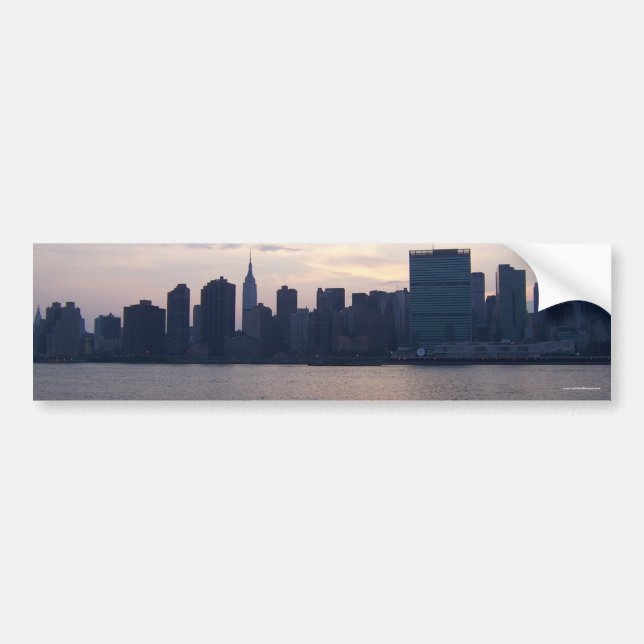 NYC Skyline - Sticker pare-chocs (Devant)