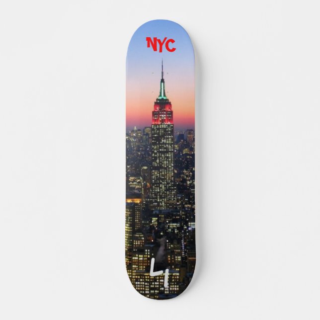 NYC Skylinekool, NYC, LI Skateboard (Vorne)