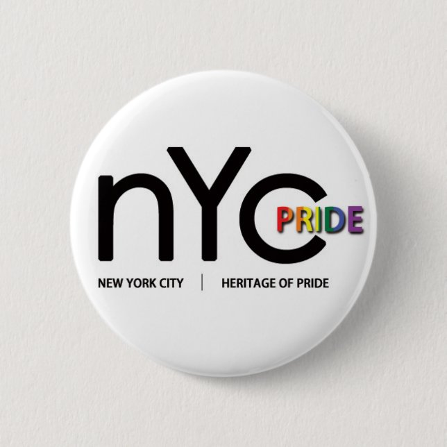 NYC Stolz-offizieller Knopf Button (Vorderseite)
