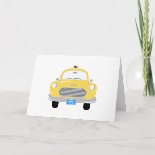 NYC Taxi Karte (Vorderseite)