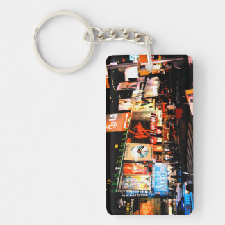 NYC Times Square Broadway Acrylic Keychain Schlüsselanhänger