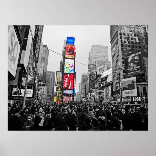 NYC Times Square Poster (Vorne)