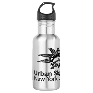 NYC Urban Sketcher Stainless Steel Water Flasche Edelstahlflasche