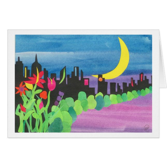 NYC vert la nuit II 07-09 (Devant horizontal)